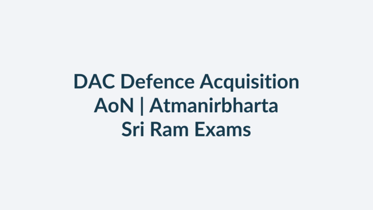 DAC defence acquisition AoN Atmanirbharta UPSC current affairs thumbnail