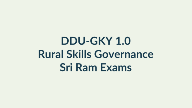 DDU-GKY 1.0 rural skills governance UPSC current affairs thumbnail