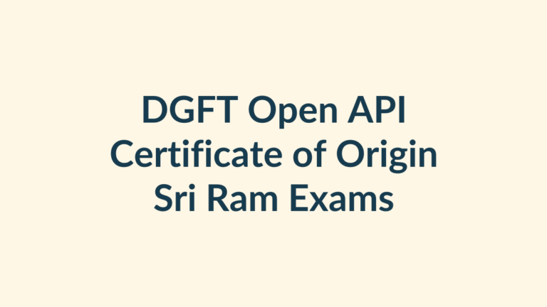 DGFT Open API Certificate of Origin digital trade UPSC current affairs thumbnail